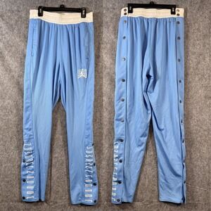 Air Jordan 11 Retro Breakaway Tear Away Pants Mens Small UNC Blue AH1551-412 Y2K
